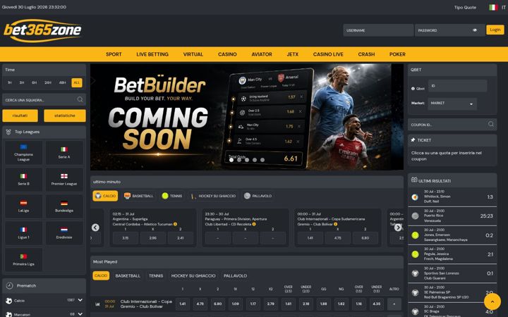 Screenshot of bet365zone.net