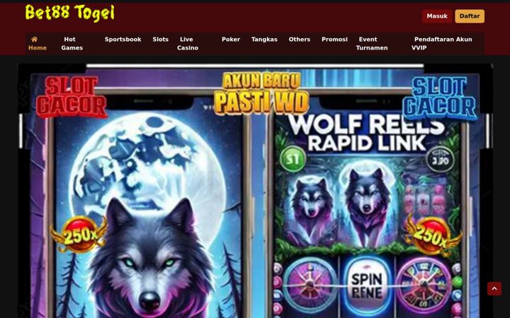 Screenshot of bet88togel.com