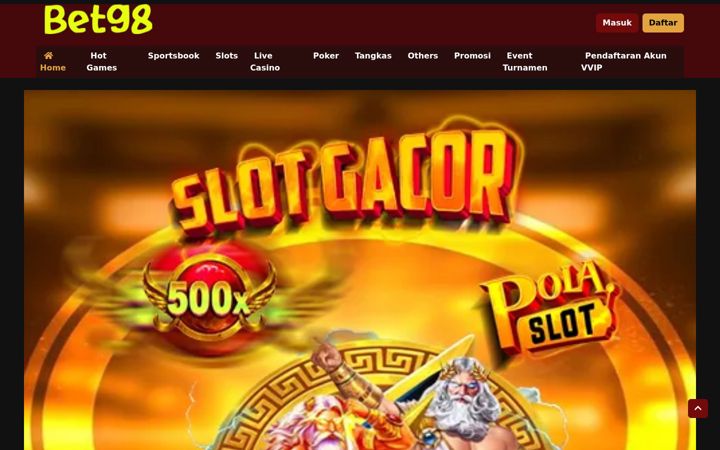 Screenshot of bet98slot.com