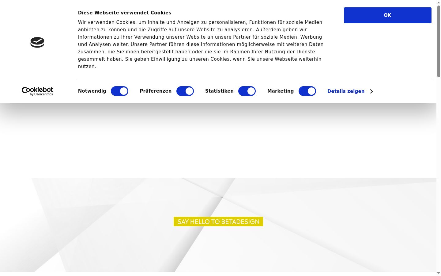 Screenshot tal-banner tal-kunsens muri qabel kwalunkwe interazzjoni