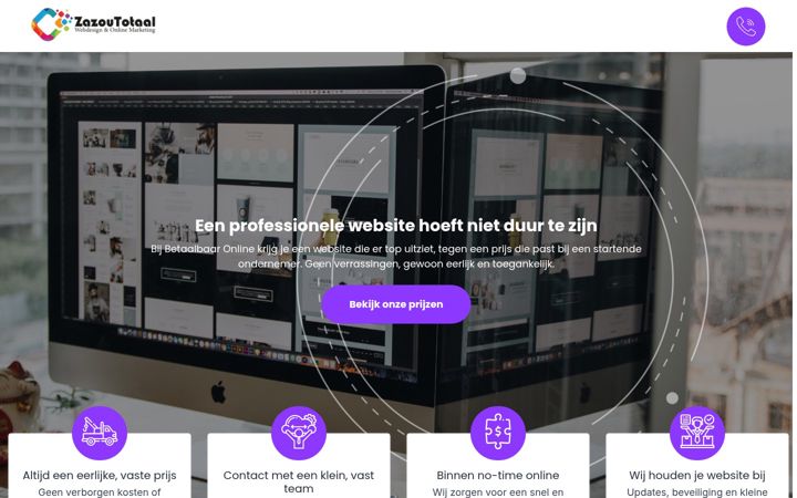 Zrzut ekranu betaalbaar-online.nl