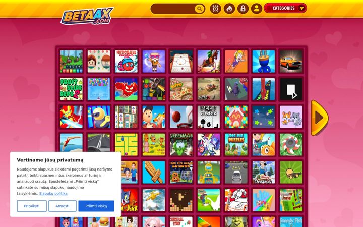 Screenshot of betaax.com