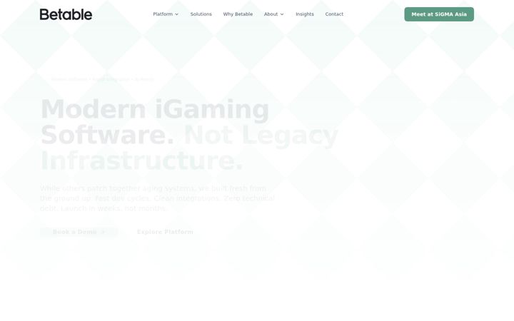 Screenshot of betable.com