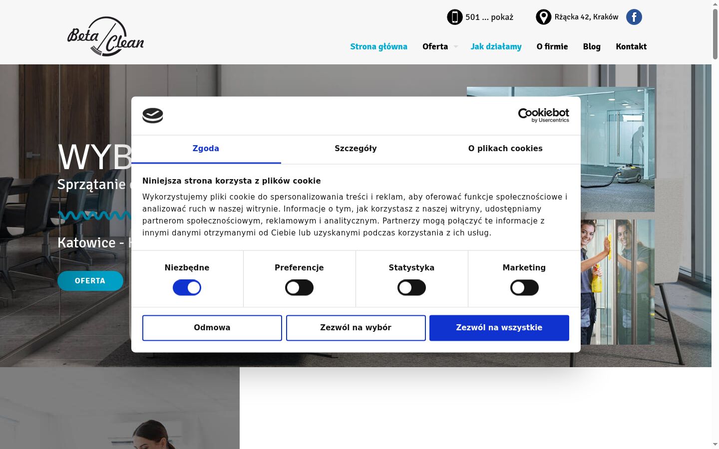 Posnetek zaslona pasice za privolitev, prikazane pred kakršno koli interakcijo
