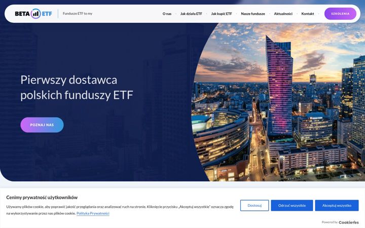 Captura de pantalla de betaetf.pl