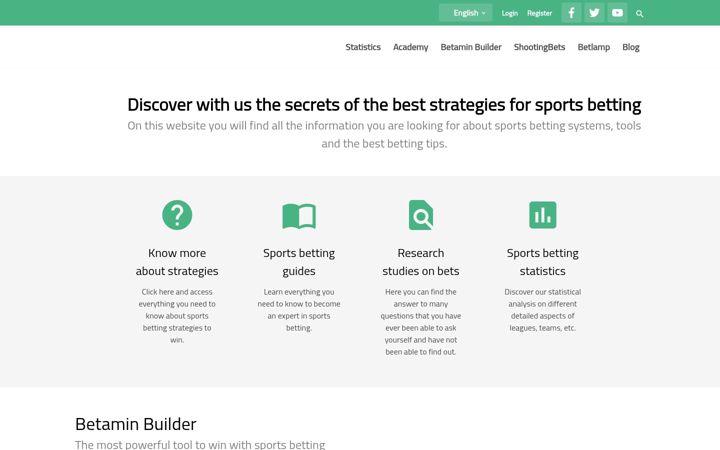 Screenshot of betaminic.com