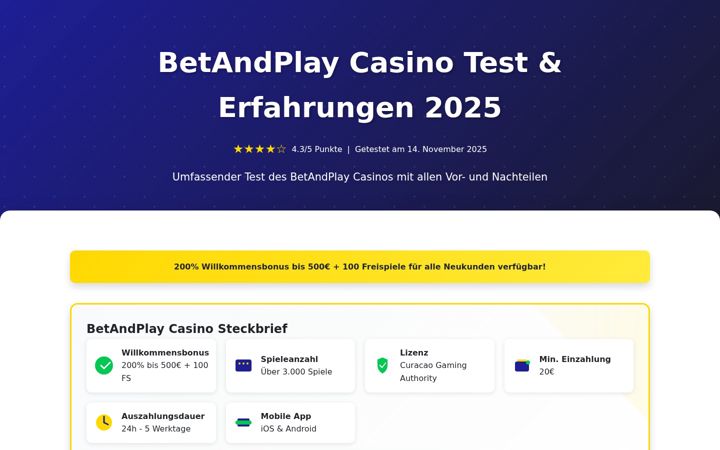 Screenshot of betandplayz.com
