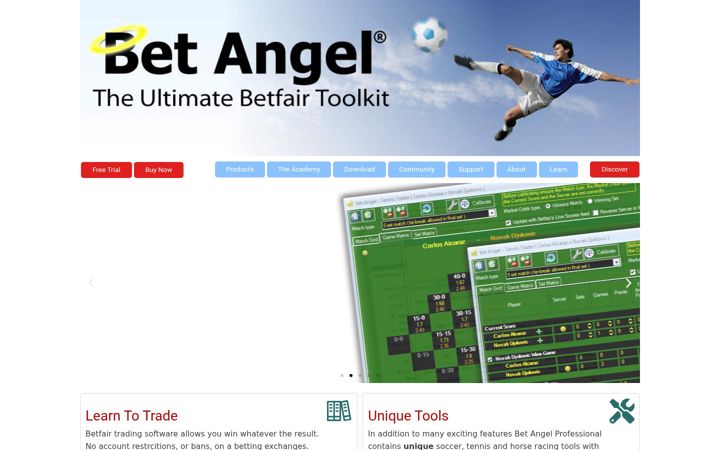Screenshot of betangel.com
