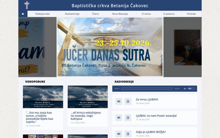 Screenshot of betanija.hr