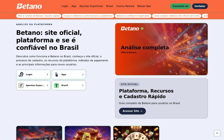 Screenshot of betanobrs.com.br
