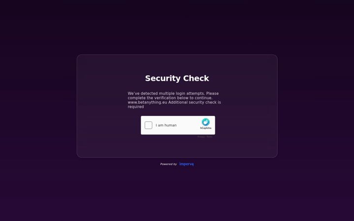 Screenshot of betanything.eu