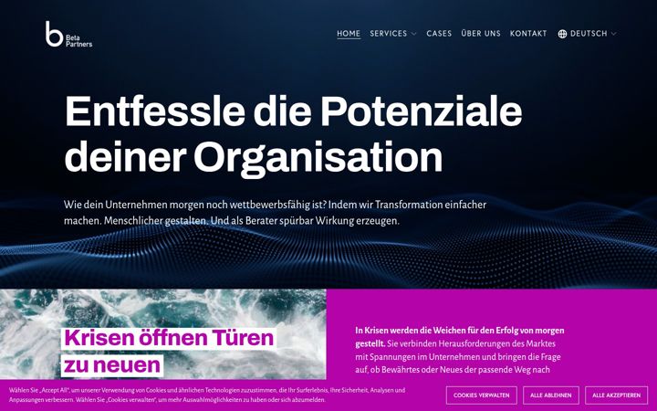 Screenshot of betapartners.de