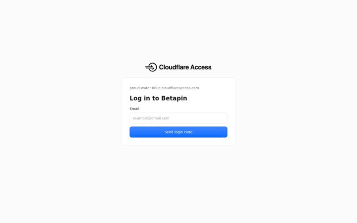 Screenshot of betapin.com