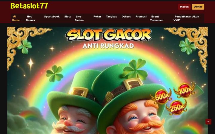 Screenshot of betaslot77.com