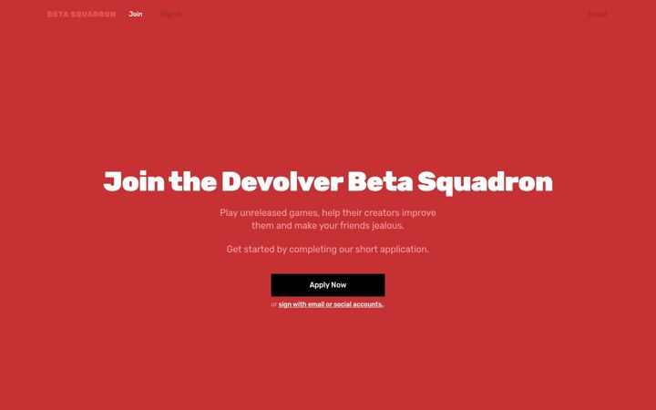 Screenshot of betasquadron.com