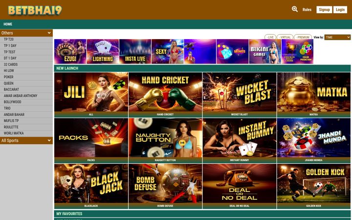 Screenshot of betbhai9.art