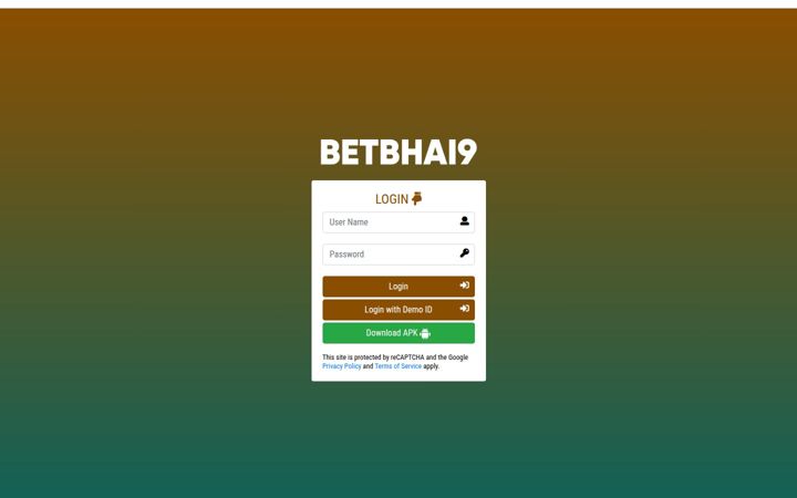 Screenshot of betbhai9.name
