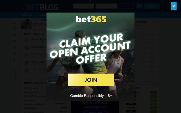 Screenshot of betblog.com