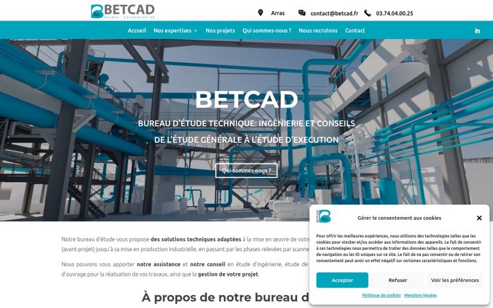 Screenshot ta' betcad.fr