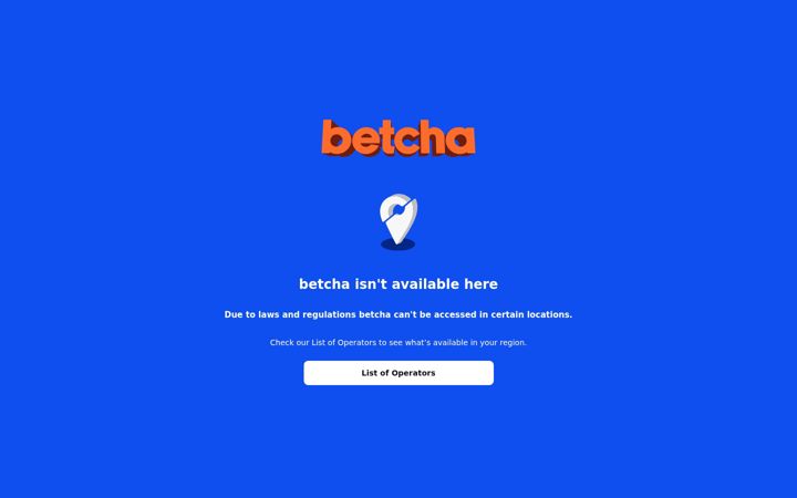 Screenshot of betcha.co.nz