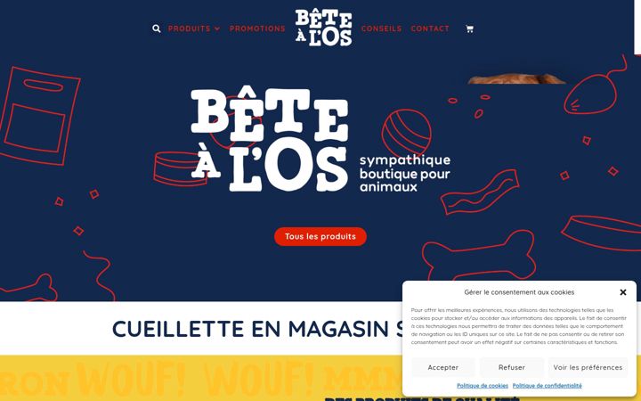 Screenshot of betealos.ca