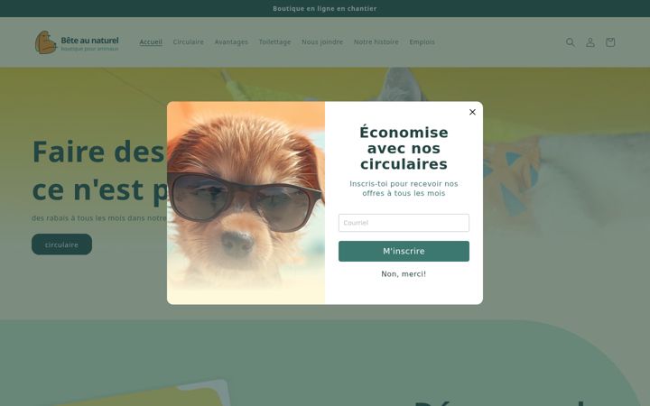 Screenshot of beteaunaturel.com