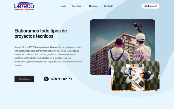 Screenshot of beteca.es
