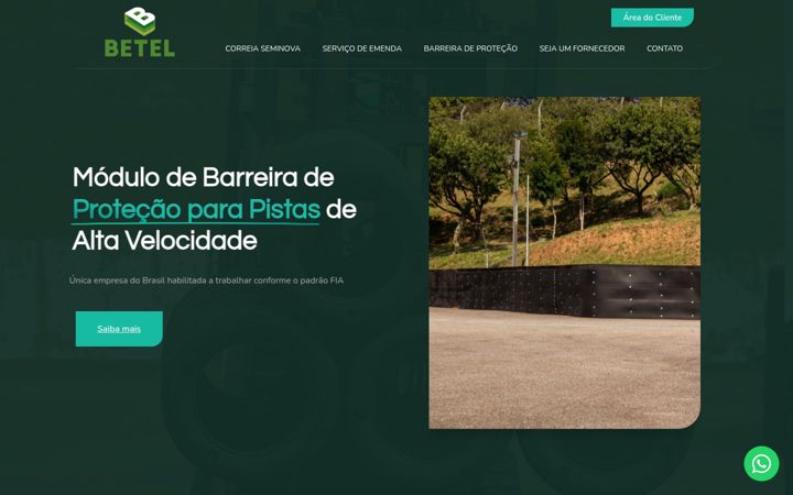 Screenshot von betelcorreias.com.br