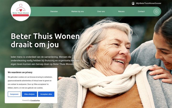 Screenshot of beter-thuis-wonen.nl