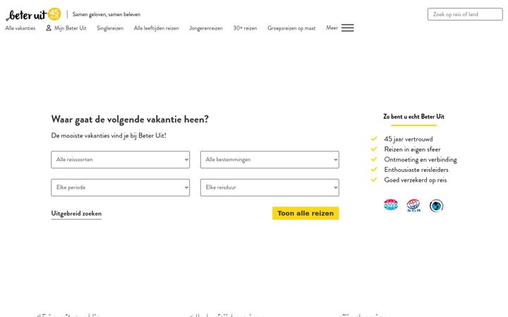 Екранна снимка на beter-uit.nl