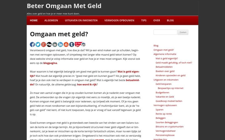 Screenshot of beteromgaanmetgeld.nl