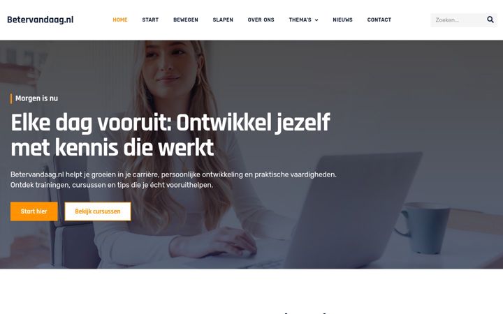 Screenshot of betervandaag.nl