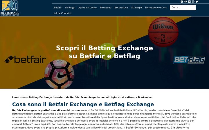 Screenshot of betexchange.net