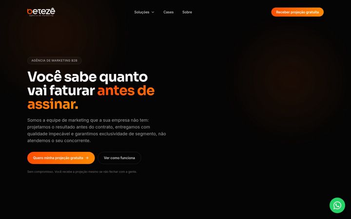 Screenshot of beteze.com.br