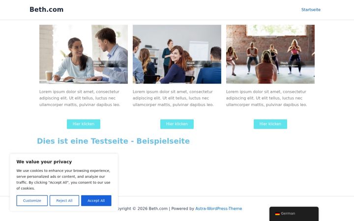 Screenshot of beth-lowery.com