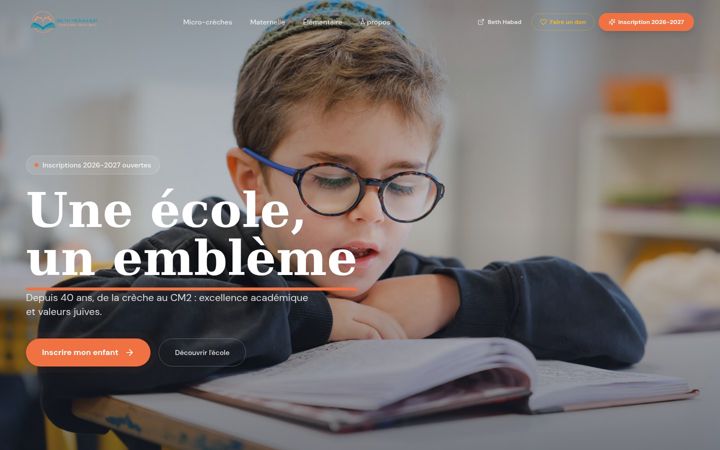 Screenshot of beth-menahem.fr