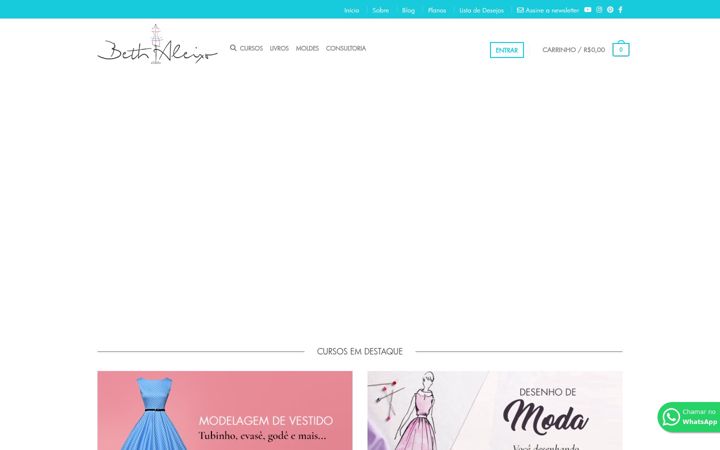 Screenshot of bethaleixo.com.br