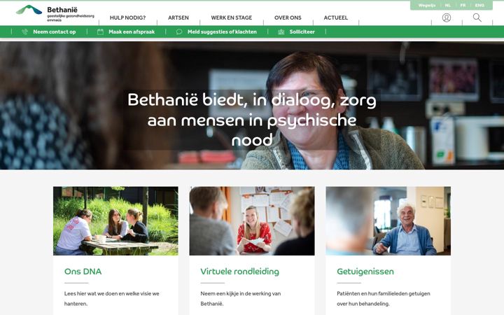 Screenshot of bethanie-emmaus.be