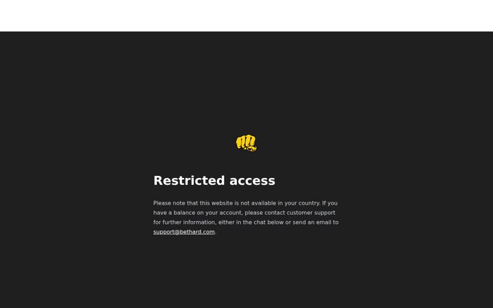 Screenshot of bethard.com