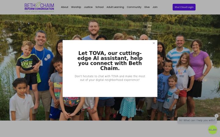 Screenshot ta' bethchaim.net