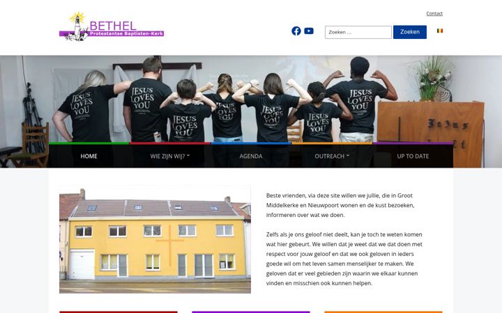 Screenshot of bethel-lombardsijde.be