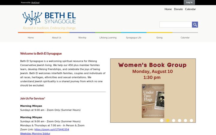 Screenshot of bethel-omaha.org