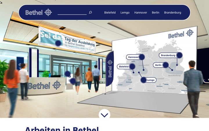 Screenshot van bethel4u.de