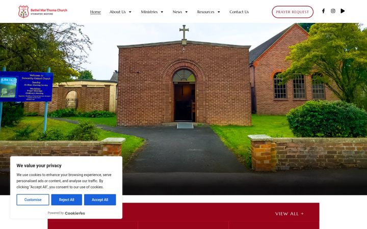 Screenshot of bethelmtc.org.uk