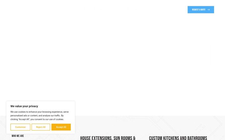 Ekrānuzņēmums no bethelproconstructions.ca