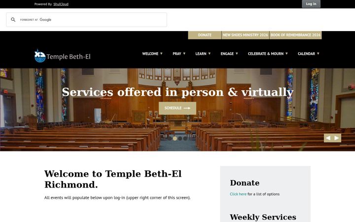 Screenshot of bethelrichmond.org