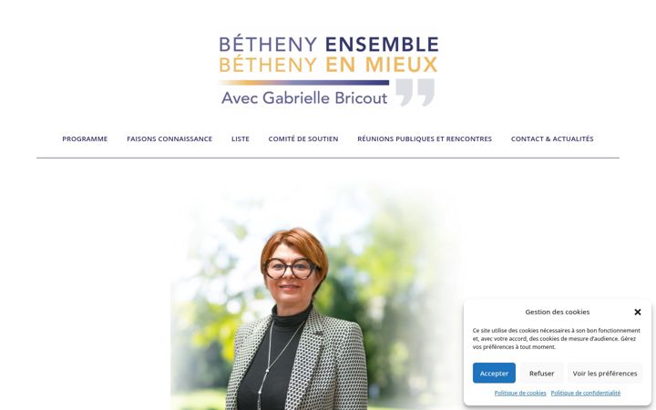 Screenshot of bethenyensemble.fr