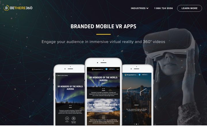 Screenshot of bethere360.ca