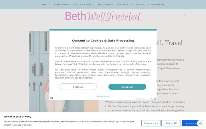 Screenshot of bethgraham.com
