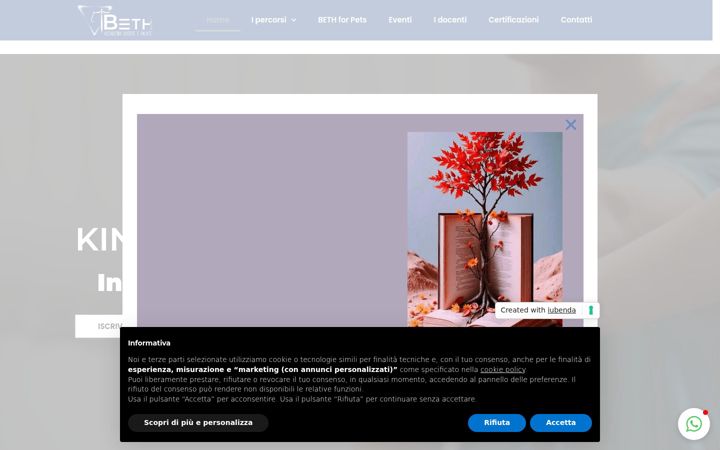 Screenshot of bethnaturopatia.it